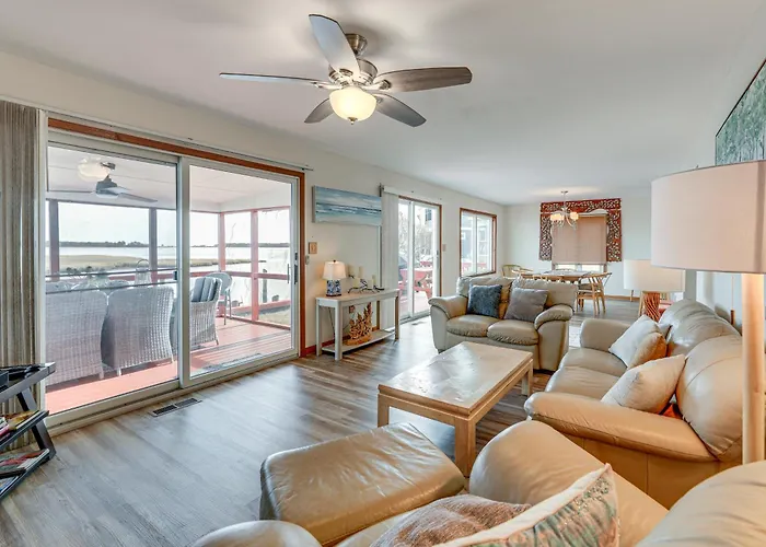 Boat Dock! Waterfront Group Getaway In Ocean Pines